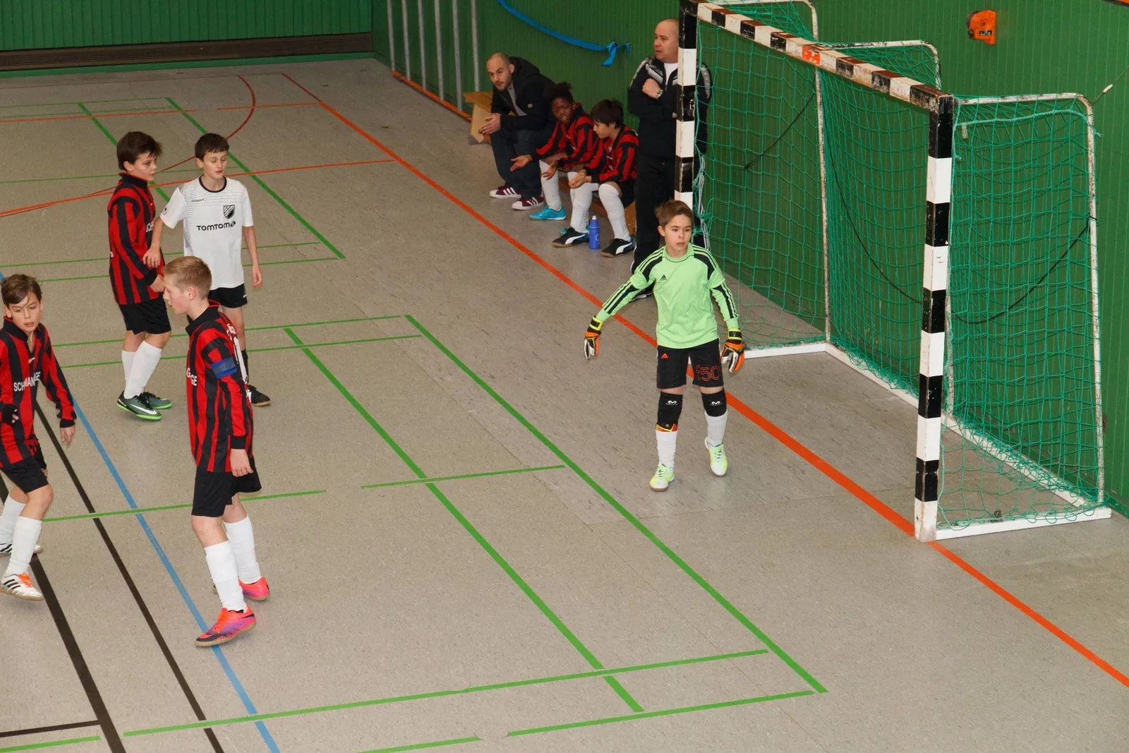 Hallenfußball beim Turnier des FC Viktoria München
